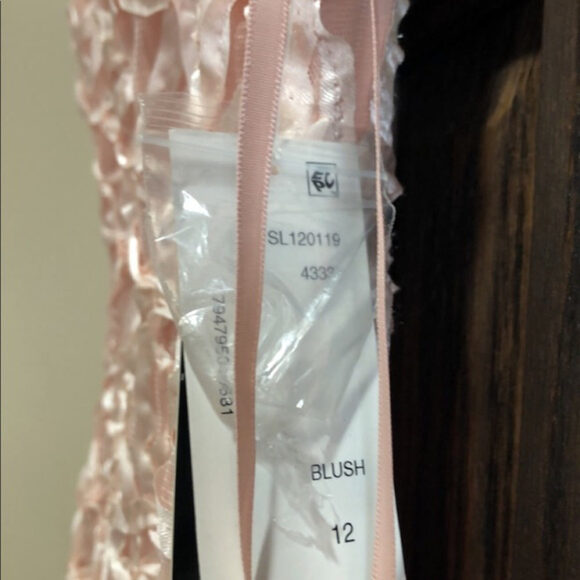 Formal Dress Sizes 8 & 12 Blush Pink Mermaid Prom - Picture 4 of 6